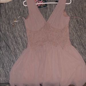 pink cute dress for date night